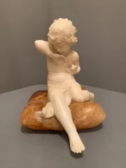 Sculpture en Marbre  de Carrare – Alberto Saccardi – (1883-1956)