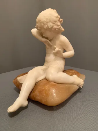 Sculpture en Marbre  de Carrare – Alberto Saccardi – (1883-1956)