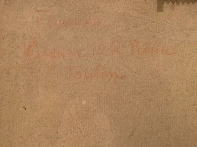 Victor Louis CUGUEN (1882-1969) - Le Marché aux Fleurs de Toulon–