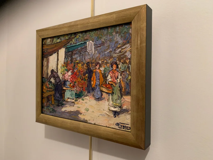 OIL ON CARDBOARD by CUGEN