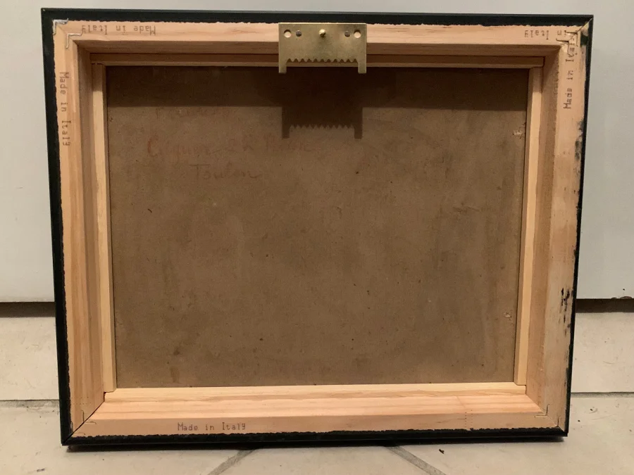 OIL ON CARDBOARD by CUGEN