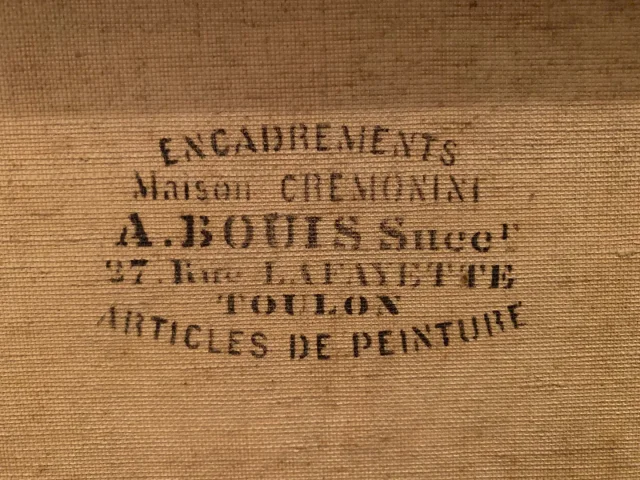Eglise en Provence après les bombardements. Fély-Mouttet (1893-1953).