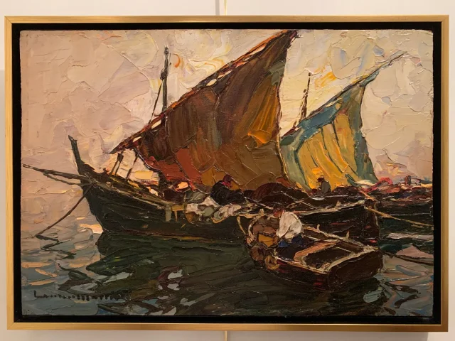 Marine. Laurent Mattio (1892-1965).