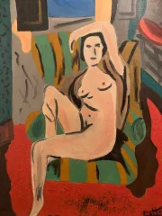 Öl auf Leinwand im Matisse-Stil
