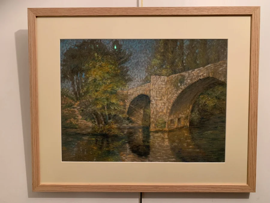 POSTIMPRESSIONISTISCHES PASTELL