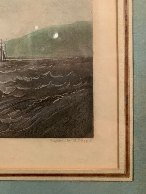 Gravure De Marine Anglaise