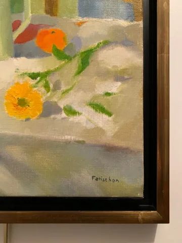 Öl auf Leinwand aus dem 20. Jahrhundert, signiert FARISCHON