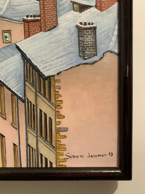 ACRYL AUF LEINWAND signiert SIMONE LARAMAS