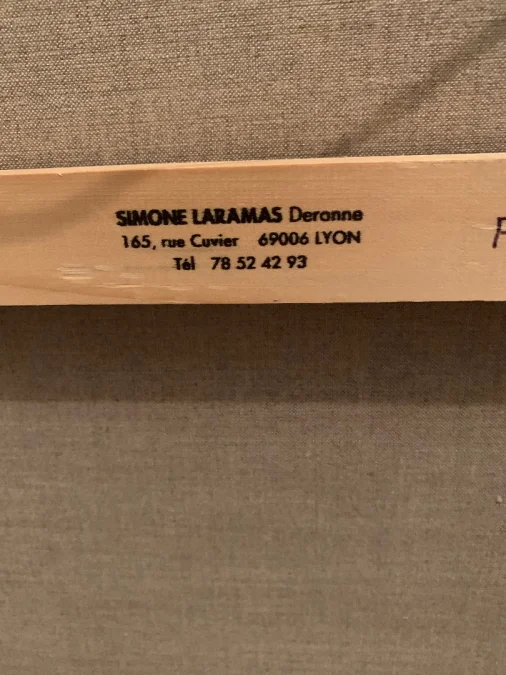 ACRYL AUF LEINWAND signiert SIMONE LARAMAS