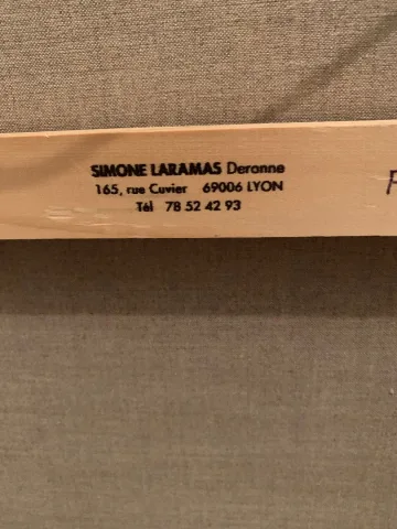 ACRYL OP CANVAS gesigneerd SIMONE LARAMAS