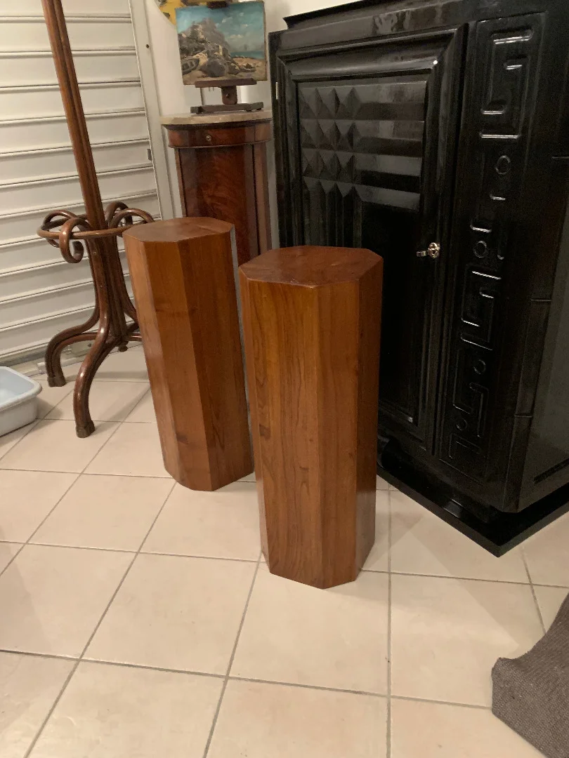 Colonnes sellettes en Bois Massif