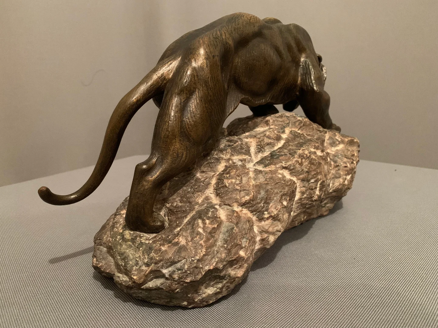Tigre En Bronze De « James ANDREY » (XIXéme-XXéme siècle)