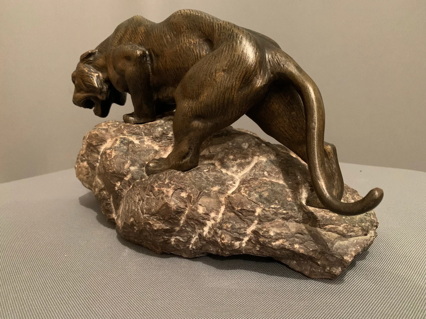Tigre En Bronze De « James ANDREY » (XIXéme-XXéme siècle)