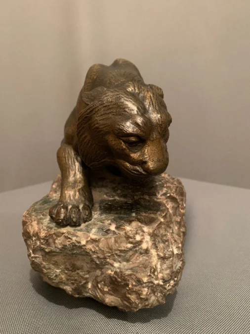 Tigre En Bronze De « James ANDREY » (XIXéme-XXéme siècle)
