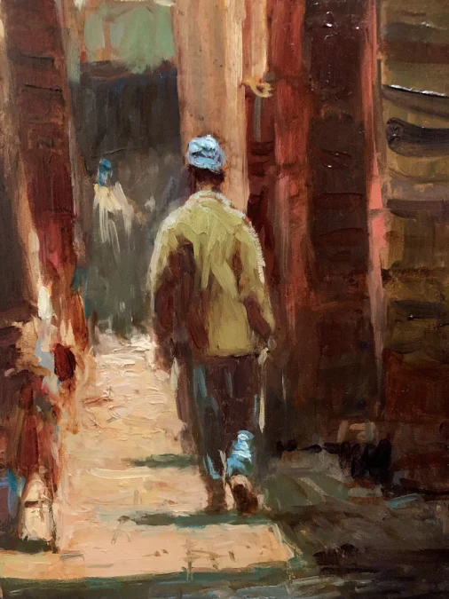 Les Tapis à ESSAOUIRA – Stéphane JAVIER (né en  1963 )