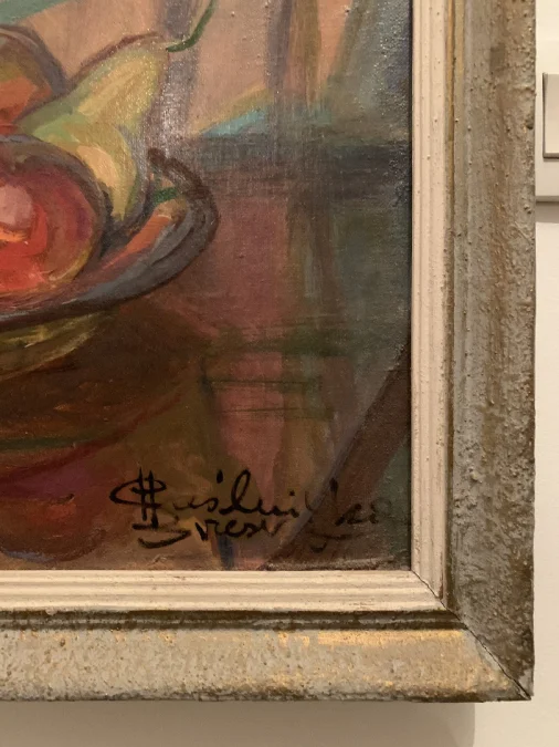 Huile sur Toile - Bouquet de fleurs