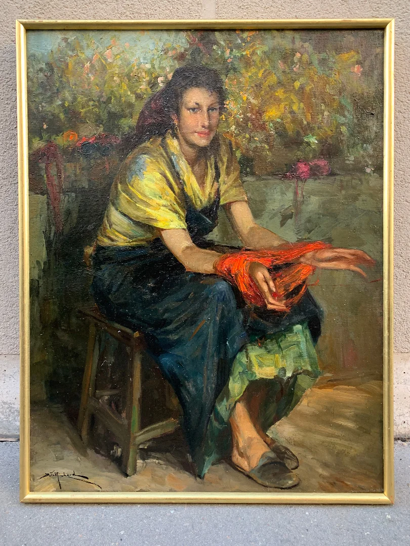 OIL ON CANVAS by Richard Durando Togo