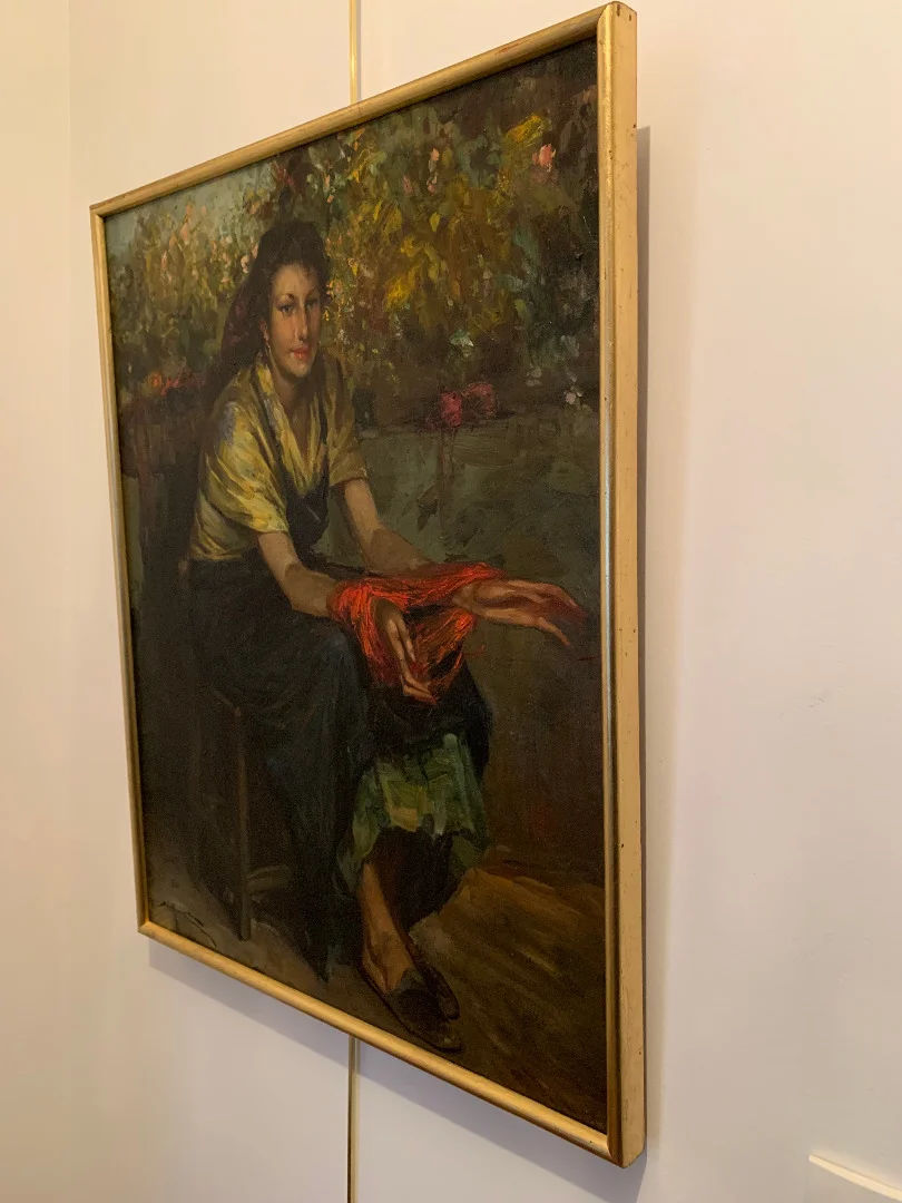 OLIEVERF OP CANVAS door Richard Durando Togo