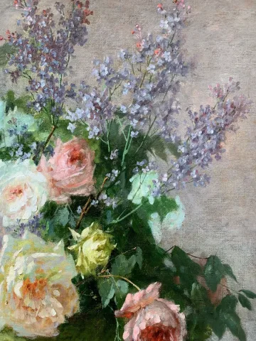 « Bouquet de Fleurs » – Adolphe Louis CASTEX DEGRANGE (1840-1918)