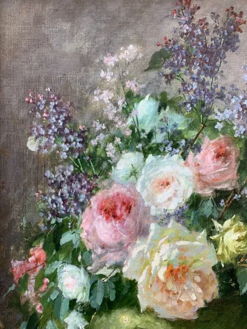 « Bouquet de Fleurs » – Adolphe Louis CASTEX DEGRANGE (1840-1918)