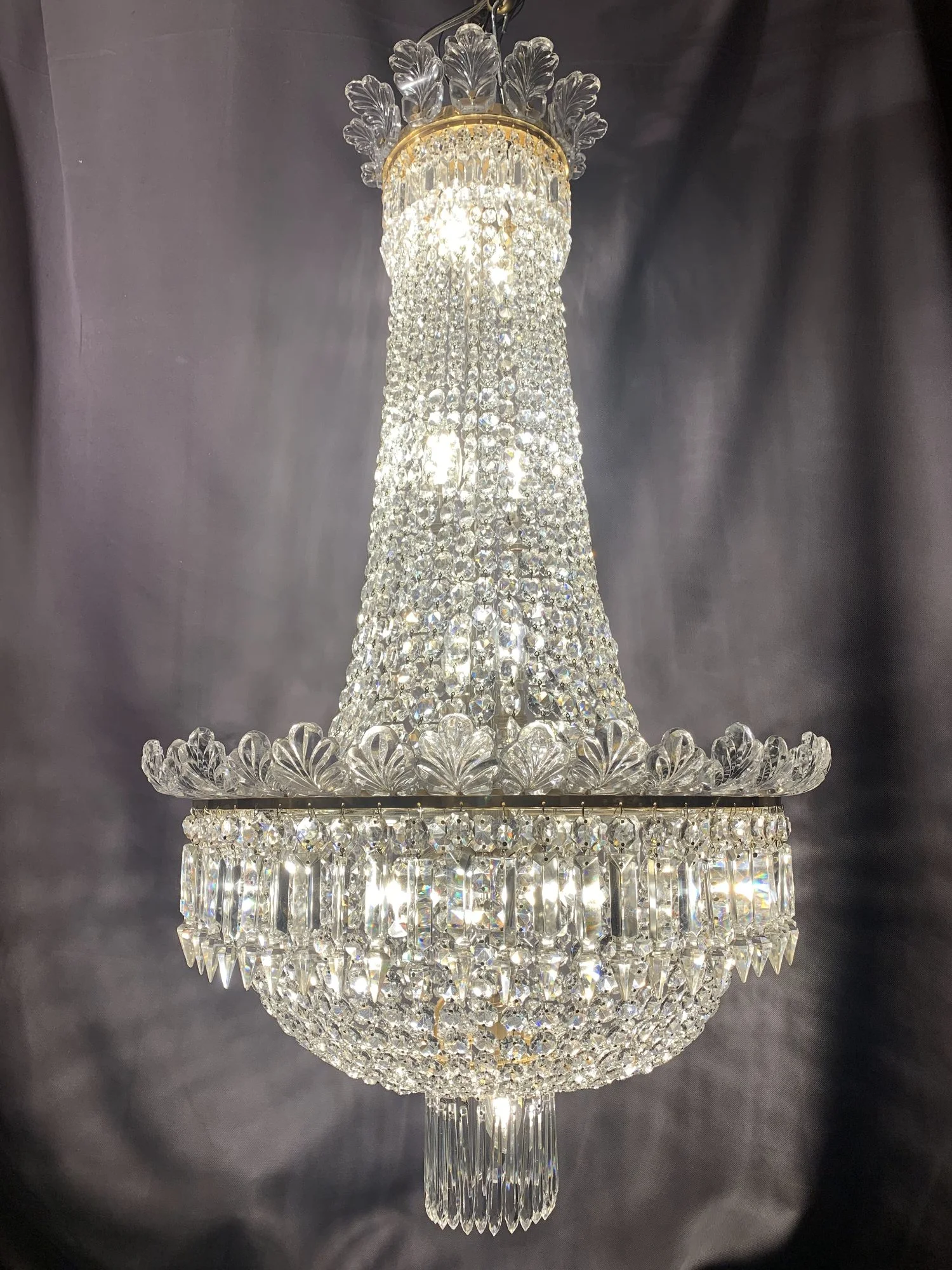 Montgolfière-Lüster « Baccarat »