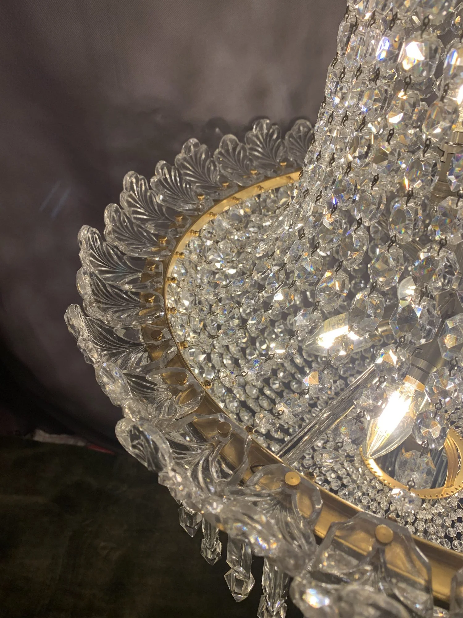 Lustre Montgolfière « Baccarat » — Excellent état