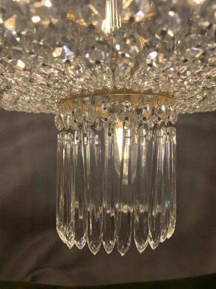 Lustre Montgolfière « Baccarat » — Excellent état