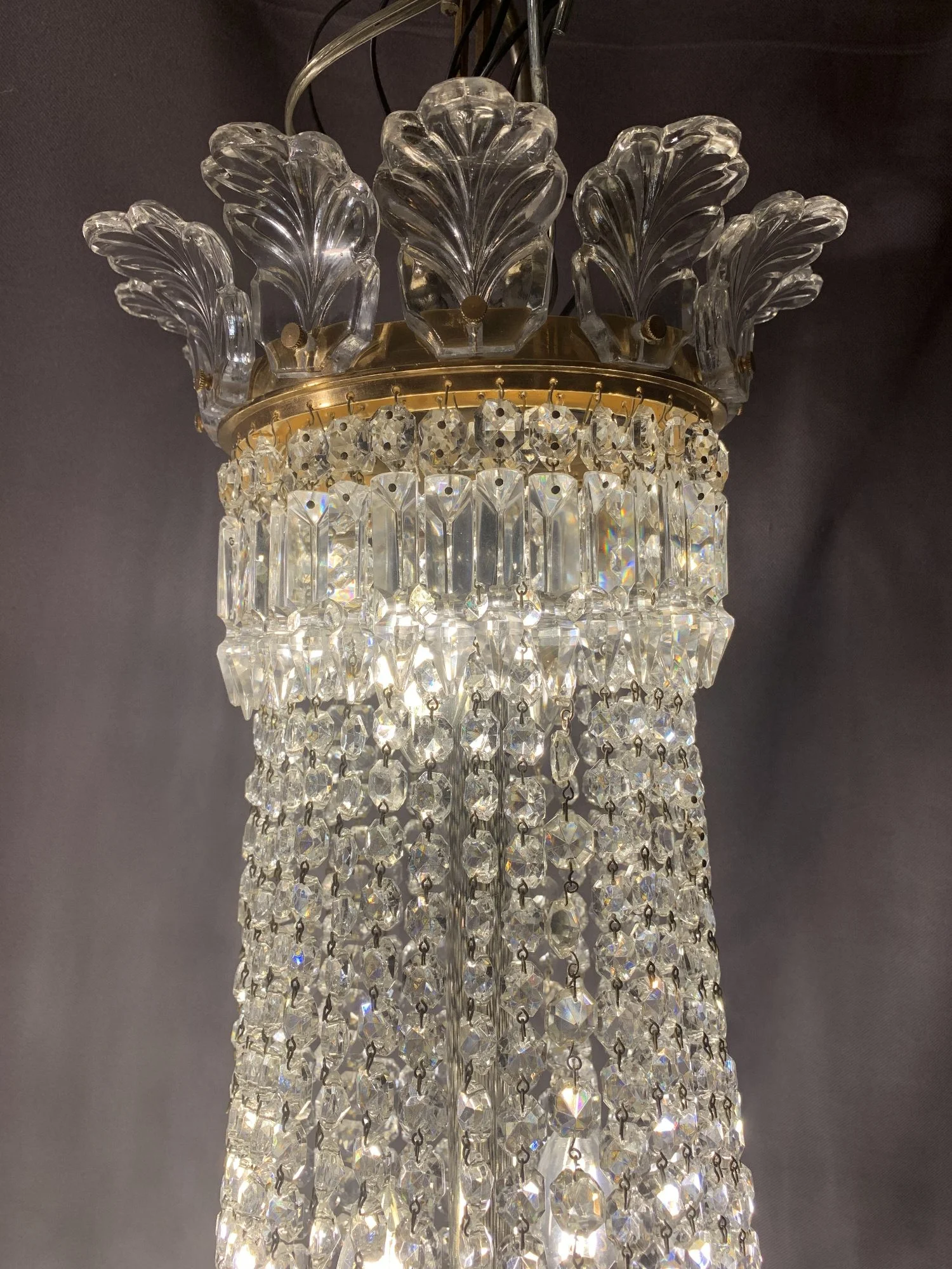 Lustre Montgolfière « Baccarat » — Excellent état
