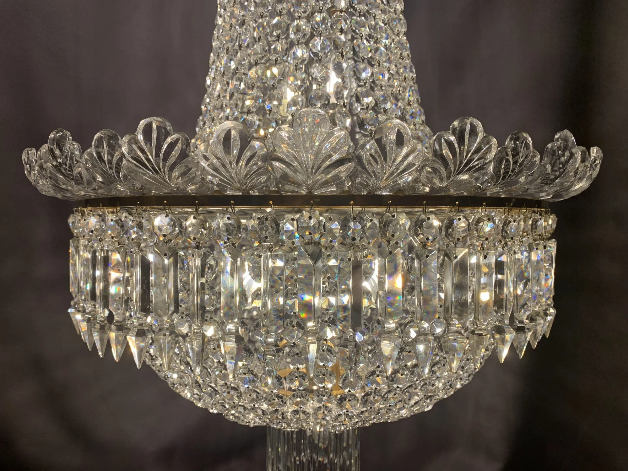 Lustre Montgolfière « Baccarat » — Excellent état