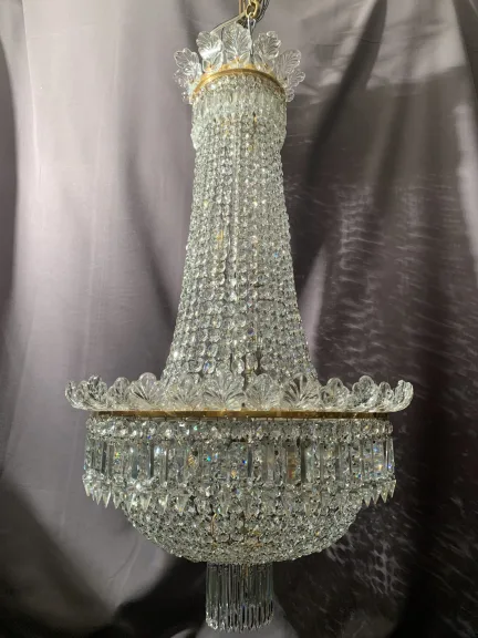 Lustre Montgolfière « Baccarat » — Excellent état