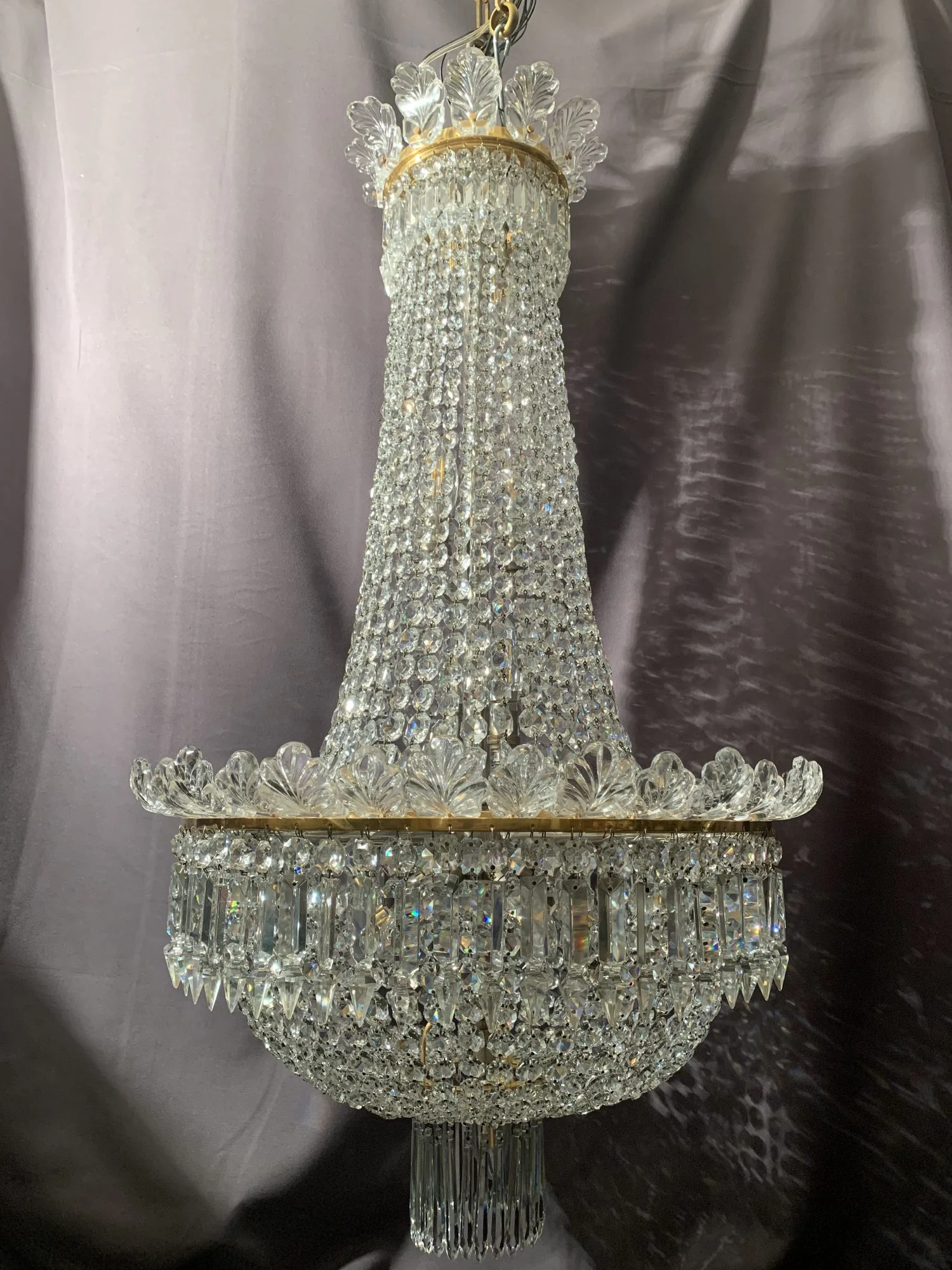 Lustre Montgolfière « Baccarat » — Excellent état