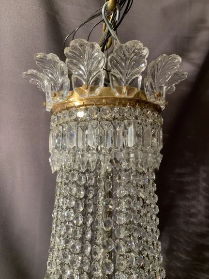 Lustre Montgolfière « Baccarat » — Excellent état