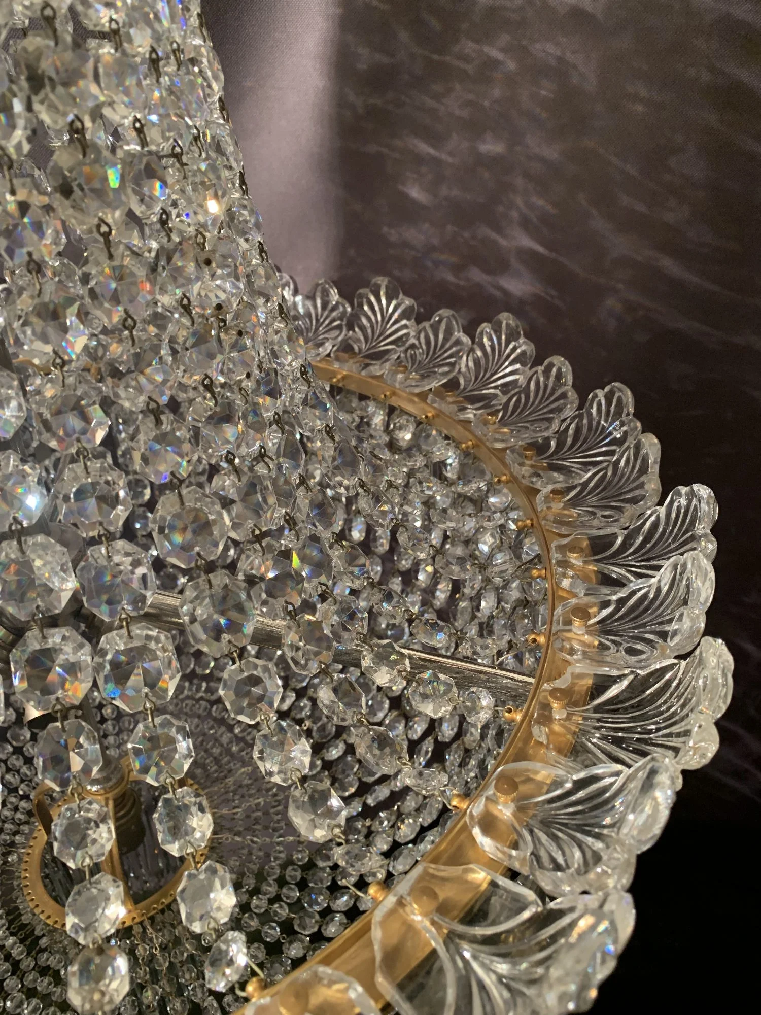Lustre Montgolfière « Baccarat » — Excellent état