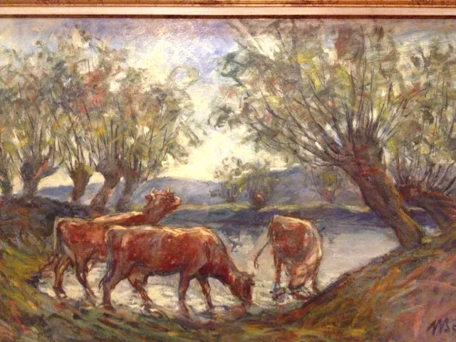 ÖL AUF PANEL VON MARCELLE BOTTON (1900-1982)