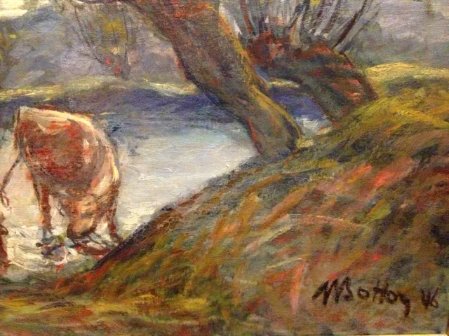 ÖL AUF PANEL VON MARCELLE BOTTON (1900-1982)