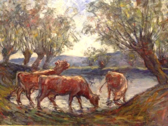ÖL AUF PANEL VON MARCELLE BOTTON (1900-1982)