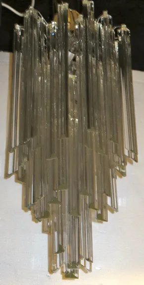 1950/70′ Lustre Venini 60 Cristaux
