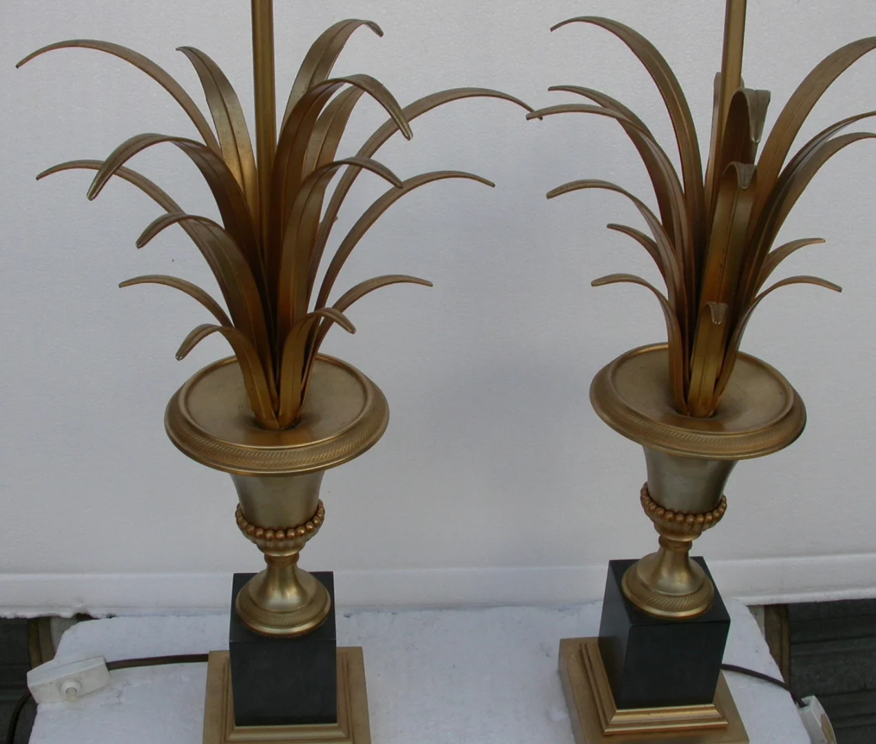 1970′ Pair of Lamps Maison Charles Style
