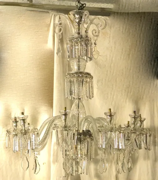 Bohême Crystal Chandelier with 10 Arms of Light