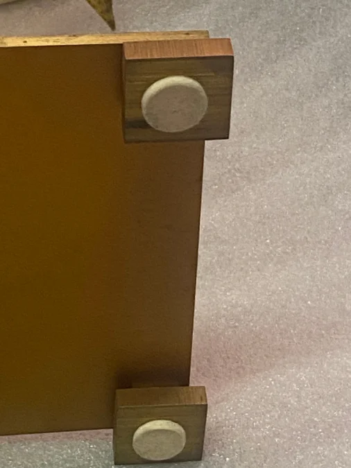 1970 Lampe DLG Maison Charles A Decor De Lauriers En Laiton H 78 CM