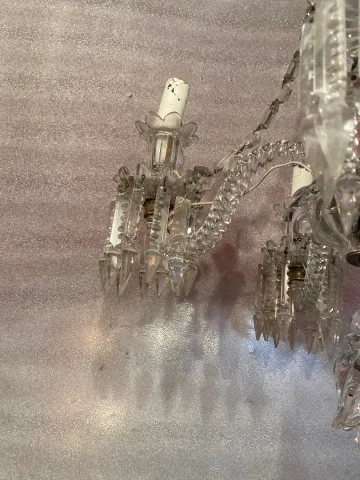 1950′ Chandelier 5 Arms Baccarat