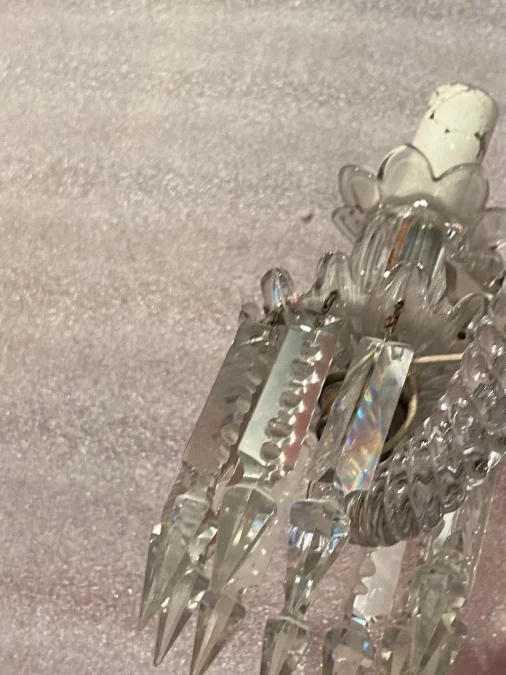 1950′ Chandelier 5 Arms Baccarat