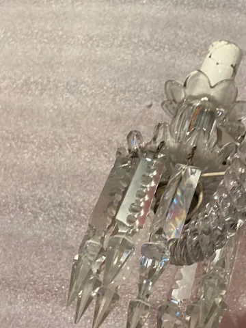 1950′ Chandelier 5 Arms Baccarat