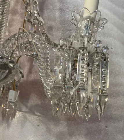 1950′ Chandelier 5 Arms Baccarat