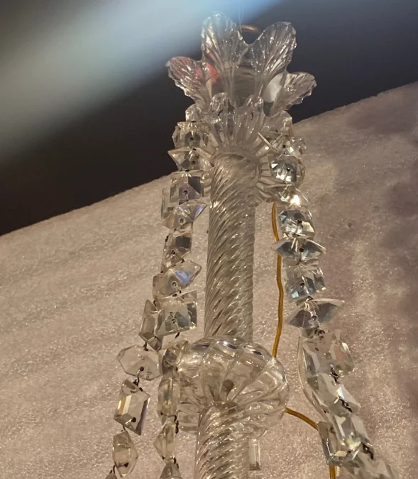 1950′ Chandelier 5 Arms Baccarat