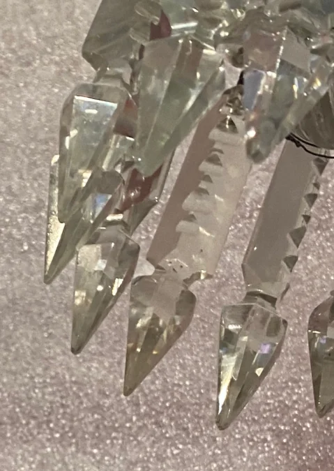 1950′ Chandelier 5 Arms Baccarat