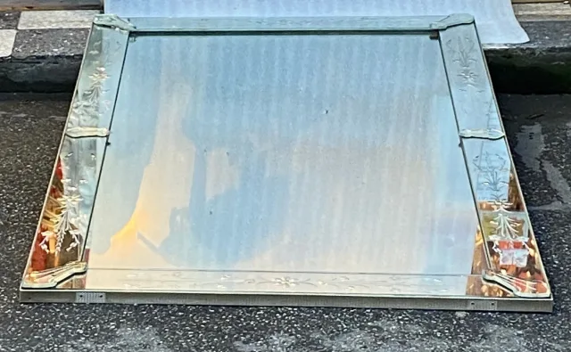 1970′ Miroir Venise à Fleurs 161 x 95 cm