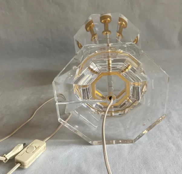 1970′ Roche Bobois Methacrylate Lamp