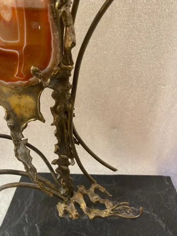 1970′ Sculpture Végétale Par FAURE, FERNANDEZ ou DUVAL BRASSEUR Pour HONORE PARIS