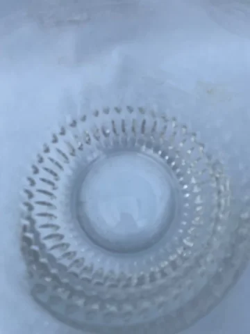 1970′ Seau à Champagne Cristal Signé St Louis Decors Dorés Modéle Thistle